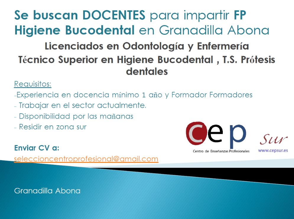 Docentes para el CEP, en el sur de Tenerife