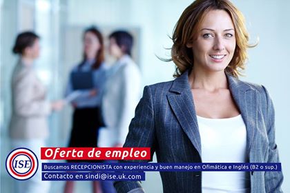 Recepcionista para ISE, Tenerife. Language School