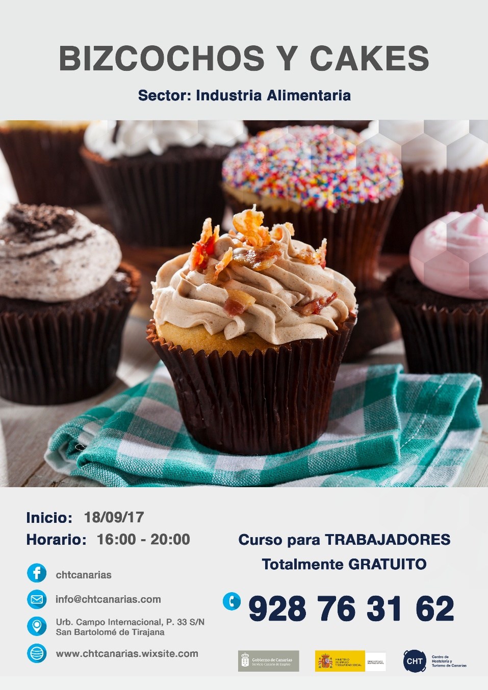 Curso gratis "Bizcochos y Cakes"