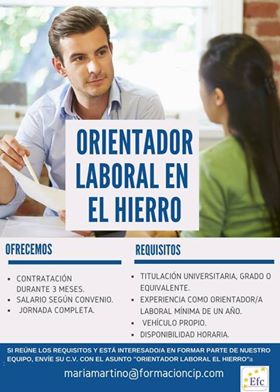 Orientador/a Laboral para El Hierro