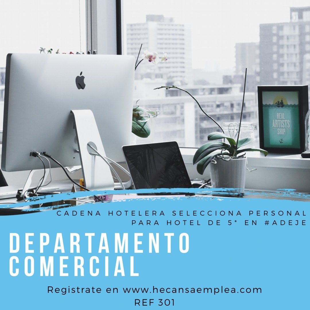 Personal para Departamento Comercial - Adeje