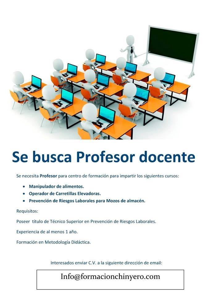 Profesor/a para Chinyero, Centro de Enseñanza