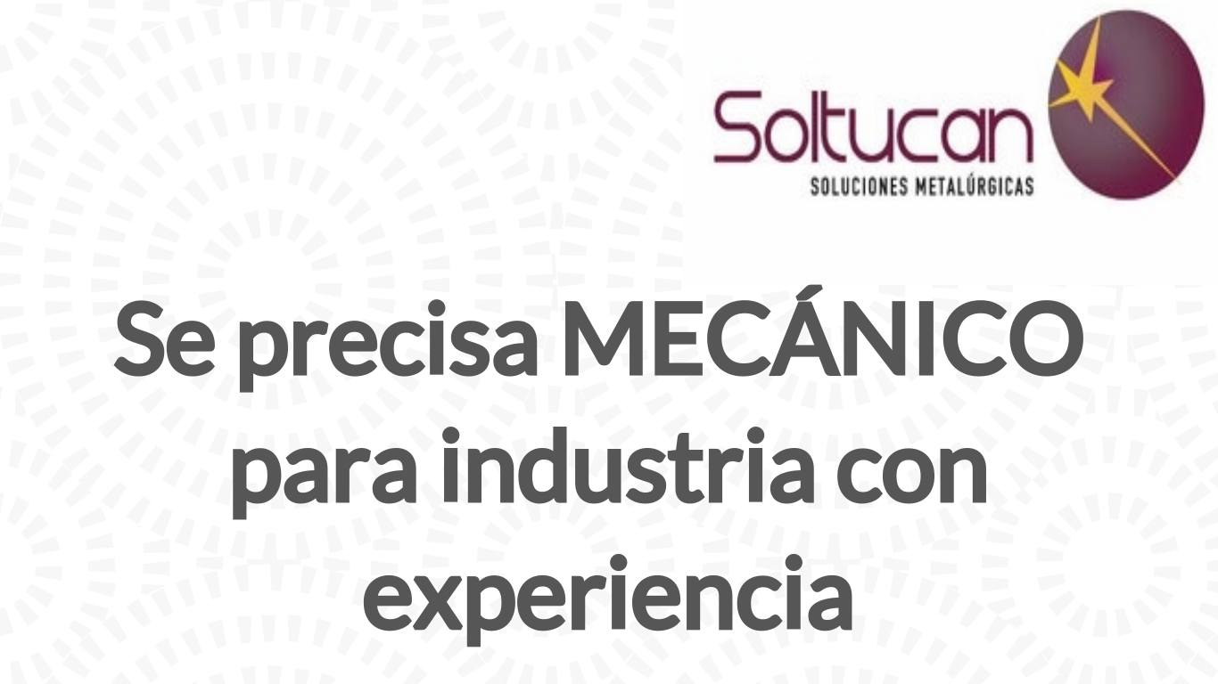 Tenerife: Mecánico/a para industria con experiencia